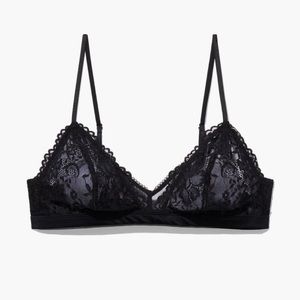 Savage X Fenty Floral Lace & Mesh Bralette